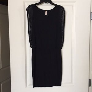Black cocktail dress